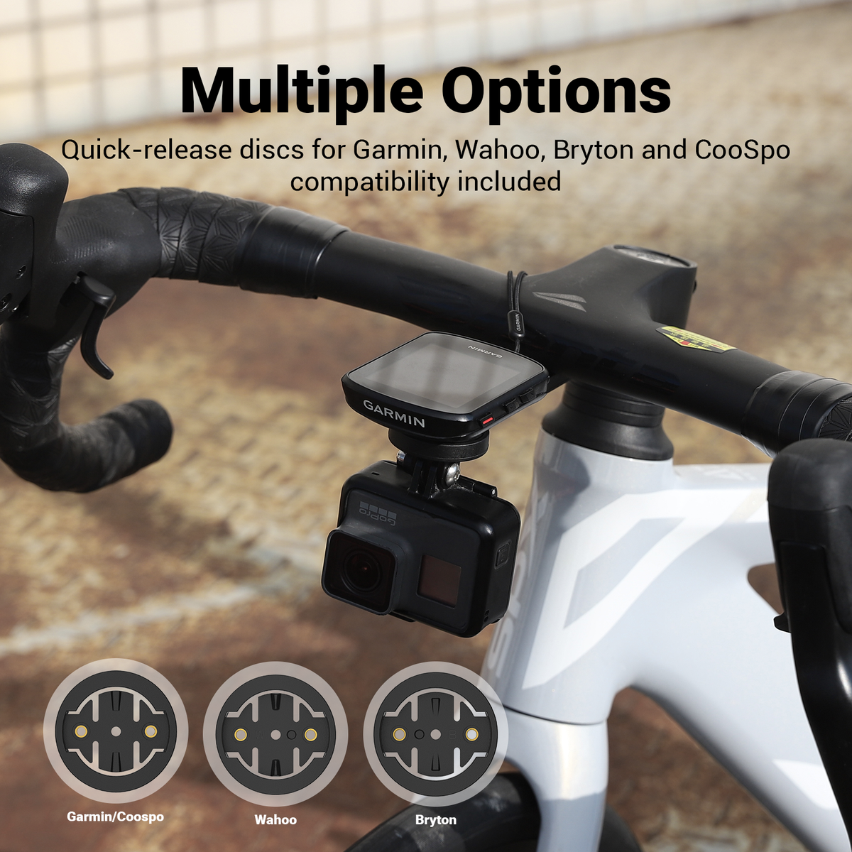 Fietscomputerhouder Geïntegreerd/Aero Stuur COOSPO MT6S