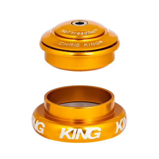Semi-Integrated / External Headset CHRIS KING INSET 8 1"1/8-1.5" ZS44/EC44 Gold
