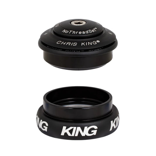 Semi-Integrated / External Headset CHRIS KING INSET 8 1"1/8-1"1/4 ZS44/EC44 Matt Black