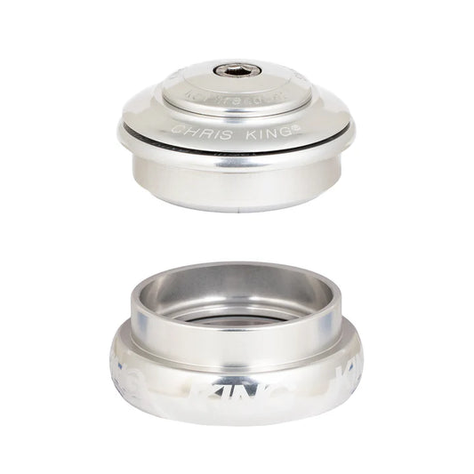 Semi-Integrated / External Headset CHRIS KING INSET 8 1"1/8-1"1/4 ZS44/EC44 Silver