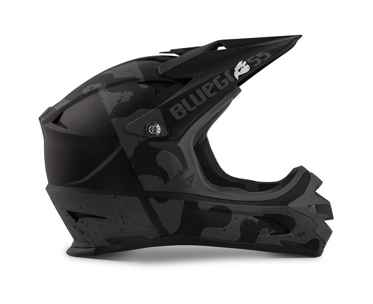 BLUEGRASS INTOX MTB-hjelm sort camo