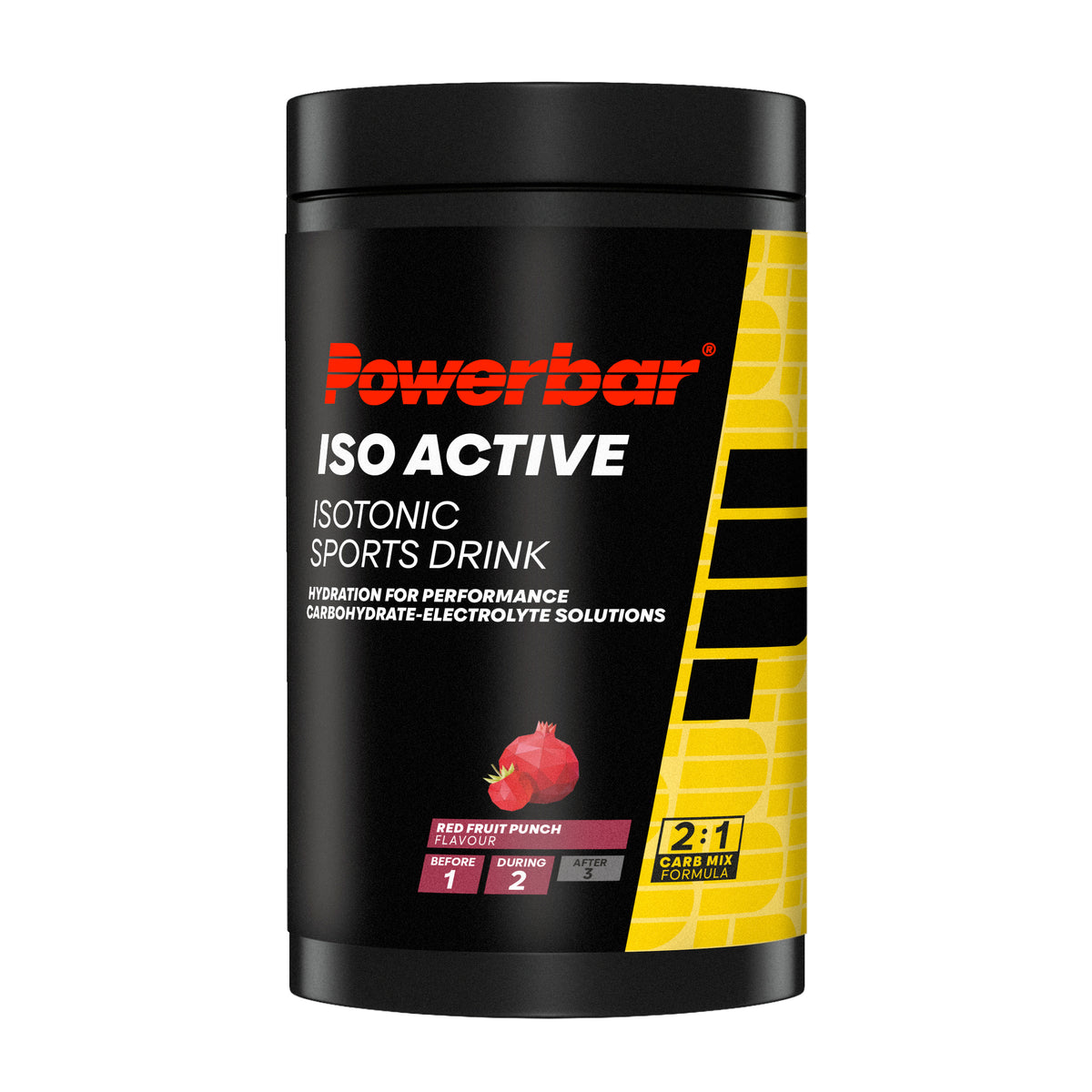 POWERBAR ISOACTIVE Energy Drink (600 g) Red Berries