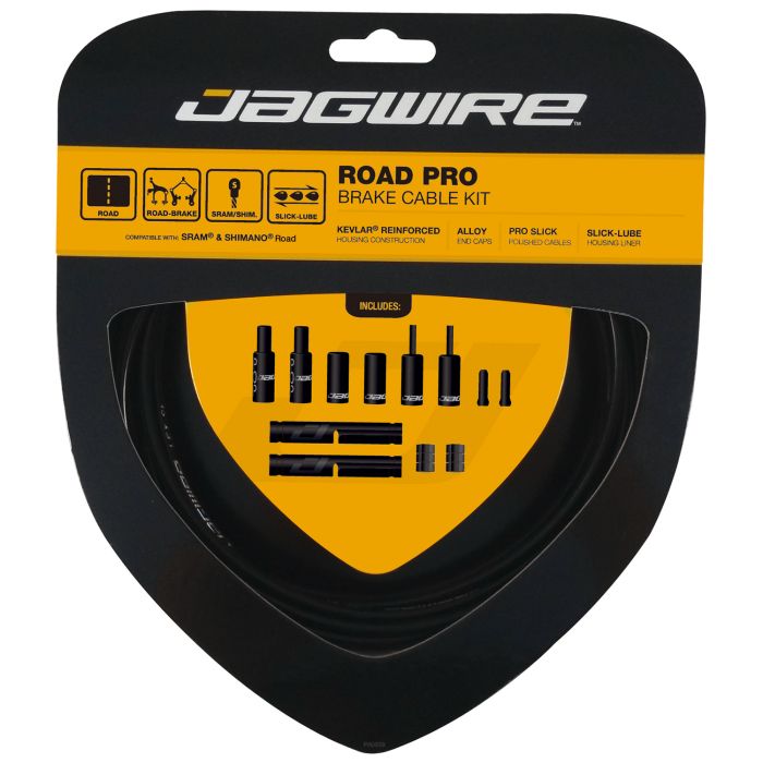 JAGWIRE ROAD PRO Brake Cable and Housing Kit Black