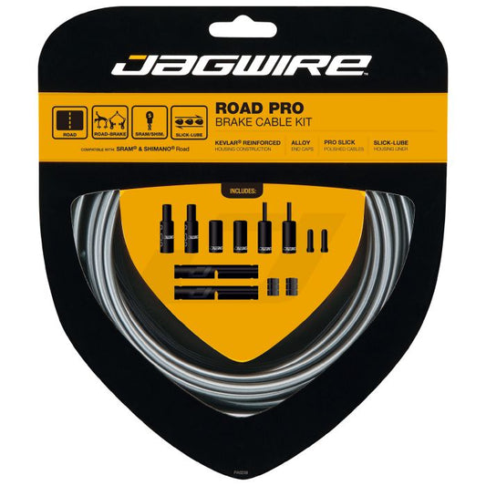 Κιτ Καλωδίων και Θηκών Φρένου JAGWIRE ROAD PRO Γκρι
