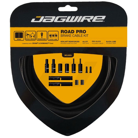 Κιτ Καλωδίων και Περιβλημάτων Φρένων JAGWIRE ROAD PRO Ματ Μαύρο