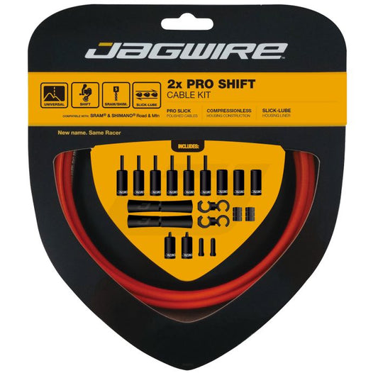 JAGWIRE ROAD AND MOUNTAIN PRO kabel- og kabelføringssæt til skifter Orange