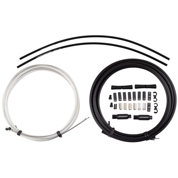 JAGWIRE 2x ELITE SEALED Derailleur Cable and Housing Kit Black