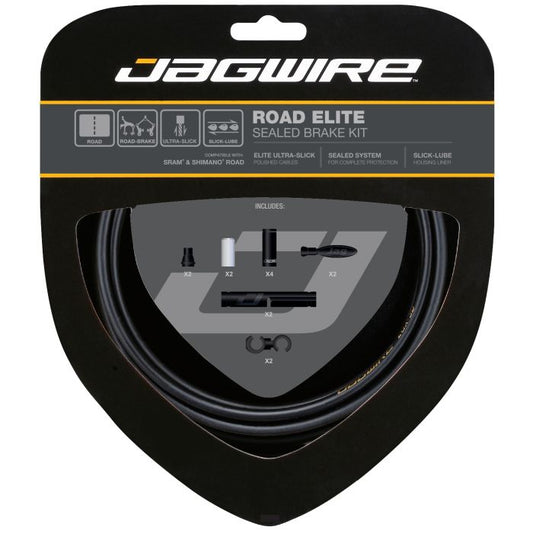 Κιτ Καλωδίων και Θηκών Φρένου JAGWIRE ROAD ELITE SEALED Μαύρο