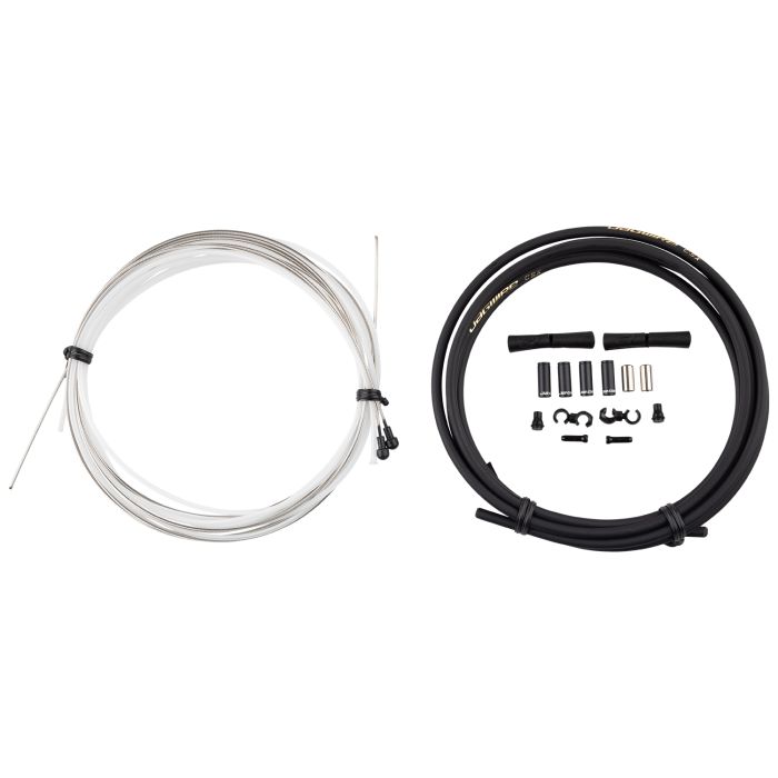 JAGWIRE ROAD ELITE SEALED Bremsekabel- og Hylstersæt Sort