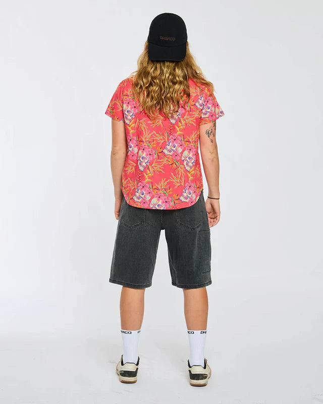 Šortky DHARCO JORT UNISEX COASTAL WASH černé