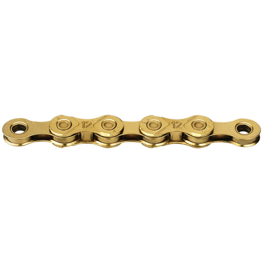 Kedja 12V KMC X12 Waxed Ti-N Guld