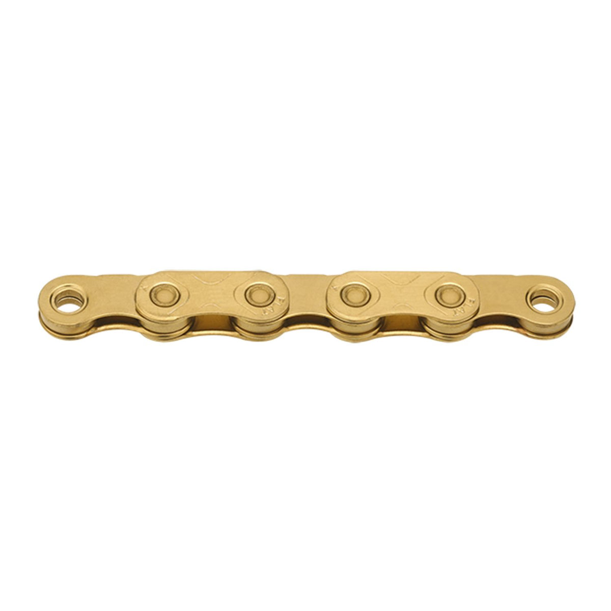 12/13s Chain KMC X FLAT Waxed Ti-N Gold