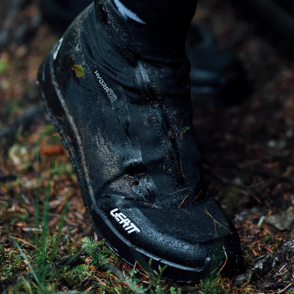 MTB boty ZIMNÍ LEATT HYDRADRI 7.0 FLAT PEDALS Černá