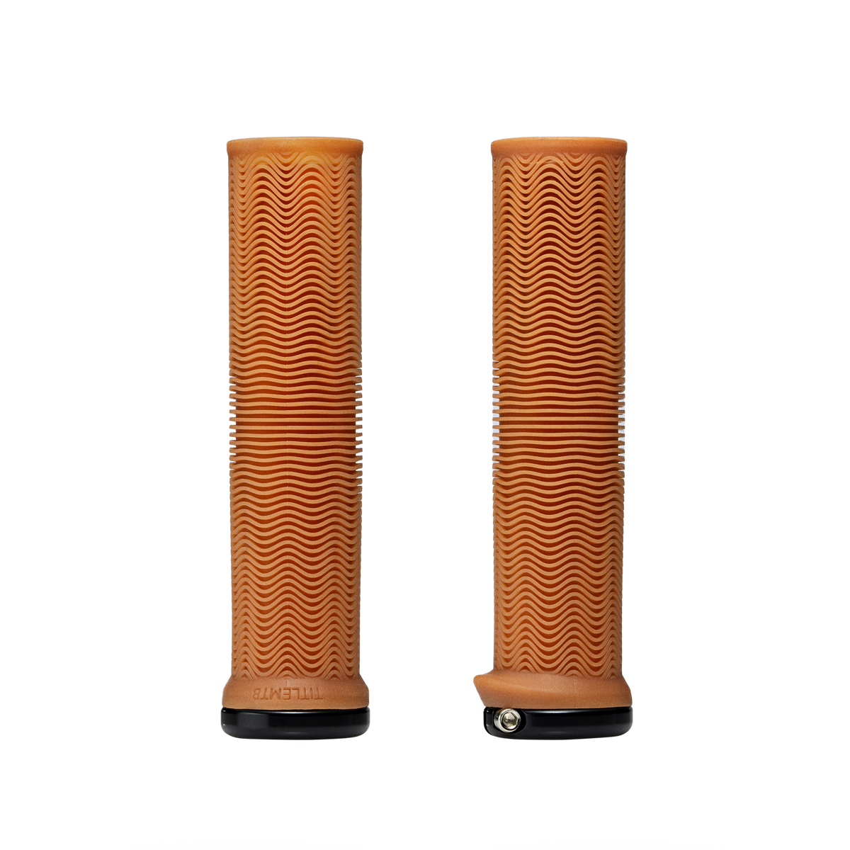 Title MTB LO1 Grips Gum colour - vertical view
