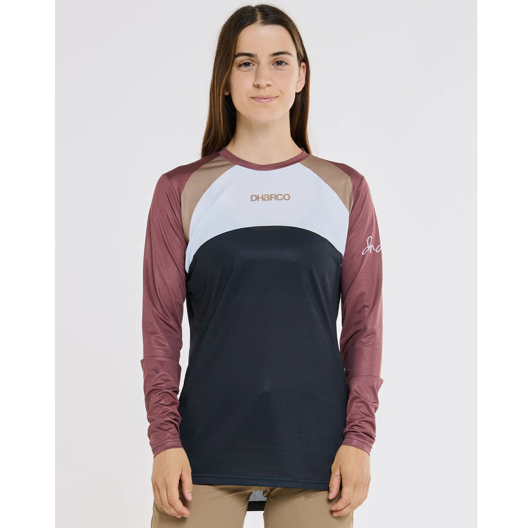 DHARCO RACE LOTUS Langærmet Dame Trøje Sort/Bronze
