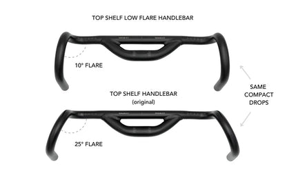 Gravel-styre REDSHIFT Top Shelf 25° Flare Rise 70mm