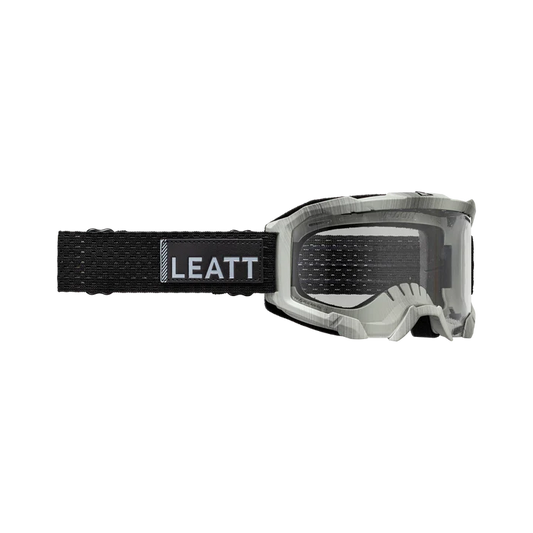 Maska LEATT VELOCITY 4.0 MTB Szara Przezroczysty Ekran