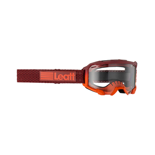 Masker LEATT VELOCITY 4.0 MTB Oranje Transparant Scherm