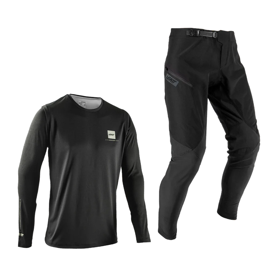 Kit Jersey + Bukser LEATT MTB GRAVITY 1.0 Sort