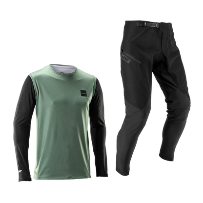 Kit Φανέλα + Παντελόνι LEATT MTB GRAVITY 1.0 Μαύρο/Πράσινο