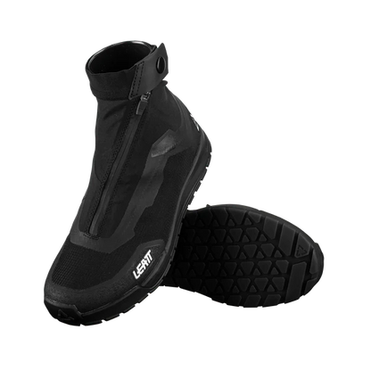 Pantofi MTB IARNĂ LEATT HYDRADRI 7.0 FLAT PEDALS Negru