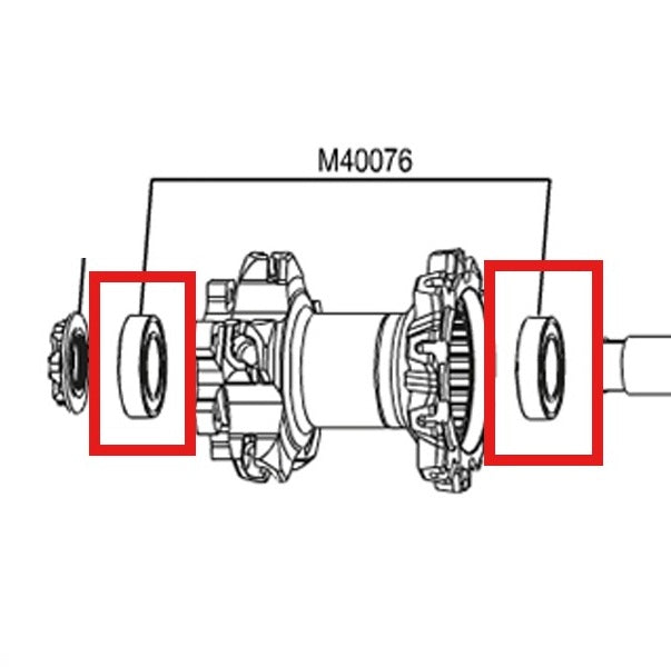 Kit 2 navellager MAVIC 6903