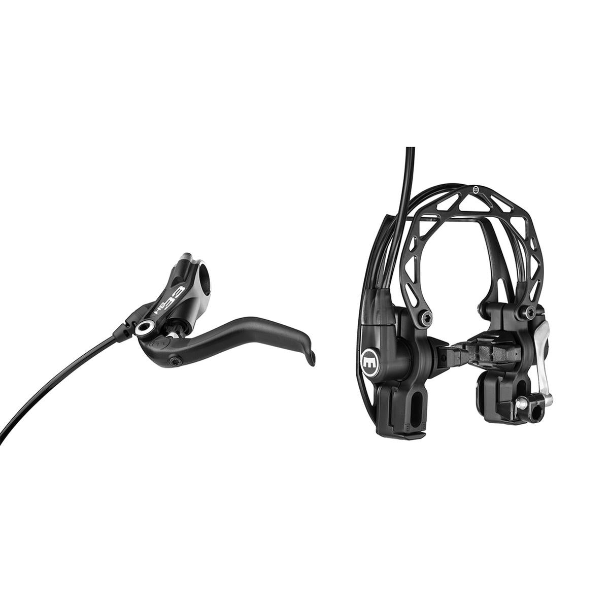 MAGURA HS33 4-fingers For- eller Bagbremse Sort