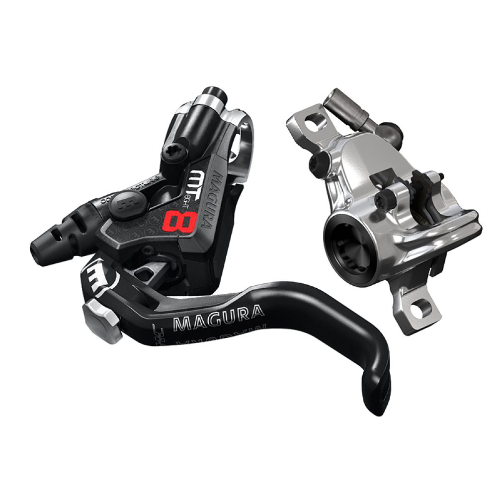 MAGURA MT8 PRO For- eller Bagbremse Sort Sølv