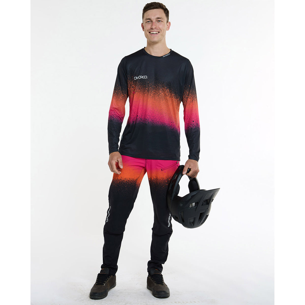 DHARCO GRAVITY BLACK SNAKE Trousers Black/Orange