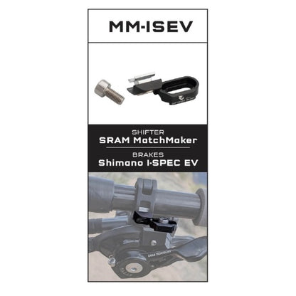WOLF TOOTH ShiftMount MM-ISEV kinnitusadapter SRAM MatchMaker X käiguvahetaja> Shimano I-SPEC EV pidur