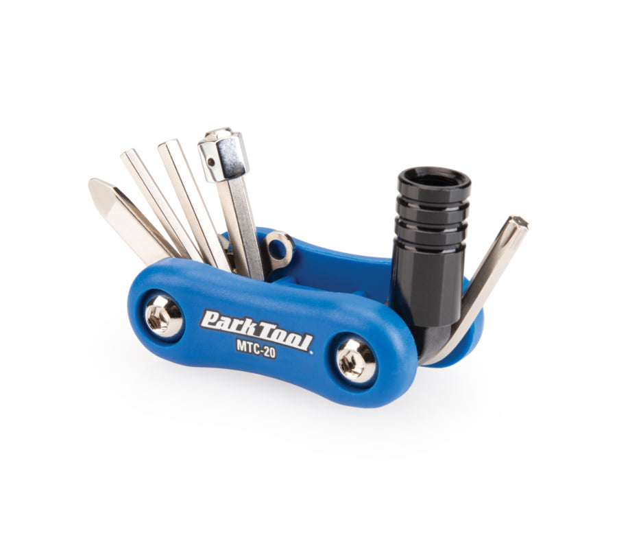 Park Tool MTC-20 s rozloženými nástrojmi