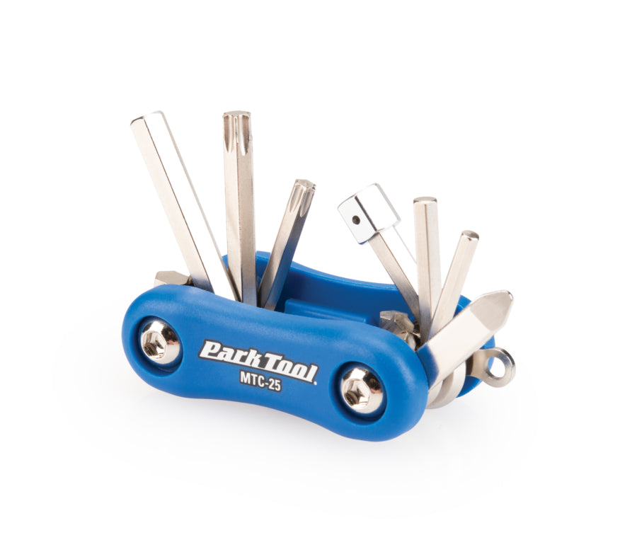 Rozložený Park Tool MTC-25 so všetkými nástrojmi