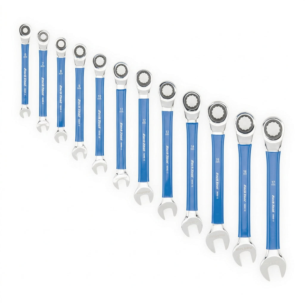 Park Tool MWR Clé mixte à cliquet, contenu du set