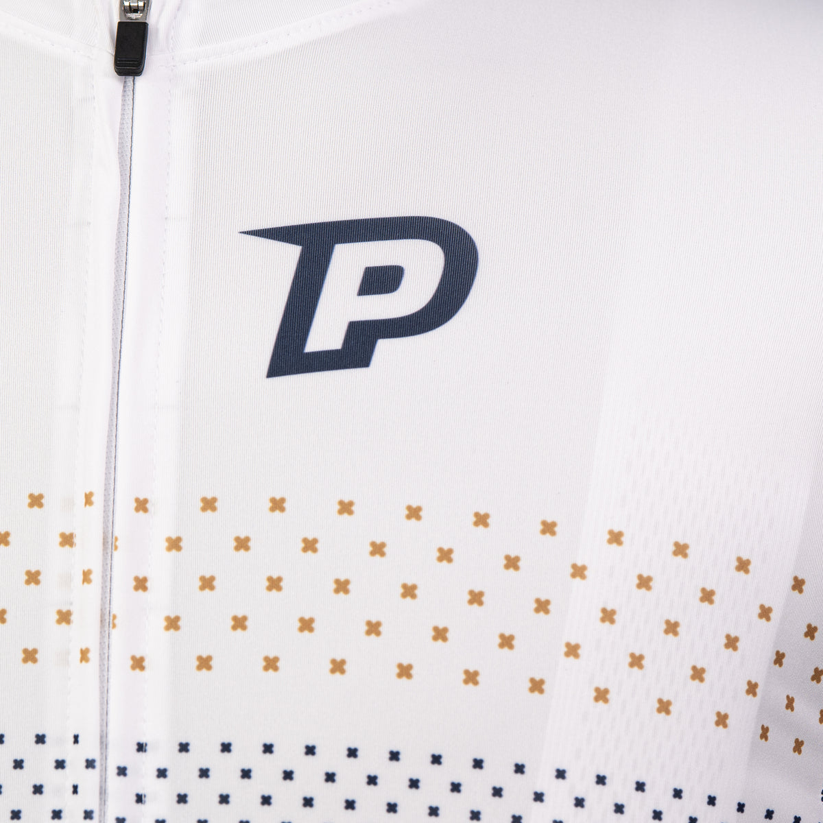 PROBIKESHOP By CHEF DE FILE Short Sleeve Jersey Navy/White