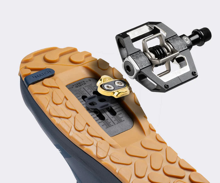 Boty na MTB CRANKBROTHERS MALLET TRAIL LACE CLIP Modrá/Gum