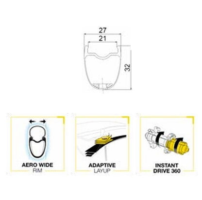 Sada kol MAVIC COSMIC SL 32 DISC Tubeless Ready (Center Lock) 2025