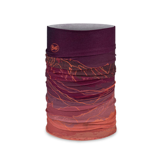 Komin BUFF ORIGINAL ECOSTRETCH Unal Bordeaux/Orange