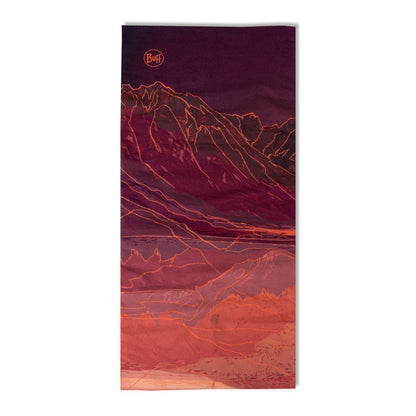 Ovratnik BUFF ORIGINAL ECOSTRETCH Unal Bordeaux/Orange