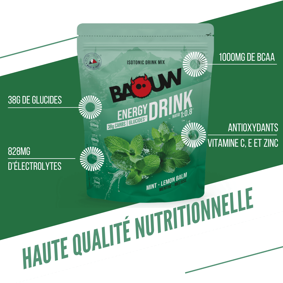 Energetický nápoj BAOUW ISOTONIC (585g) Máta/Meduňka