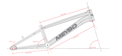 BMX MEYBO Superclass Pro 22" Gri/Portocaliu 2025