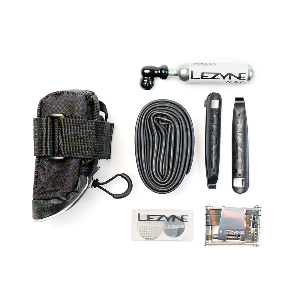 Borsetă de șa LEZYNE Micro Caddy neagră