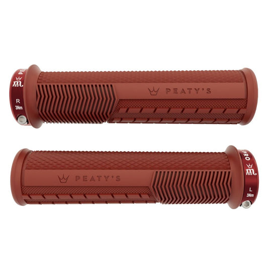 Handvatten PEATY'S MONARCH PRO KNURL Supersoft Brick Red