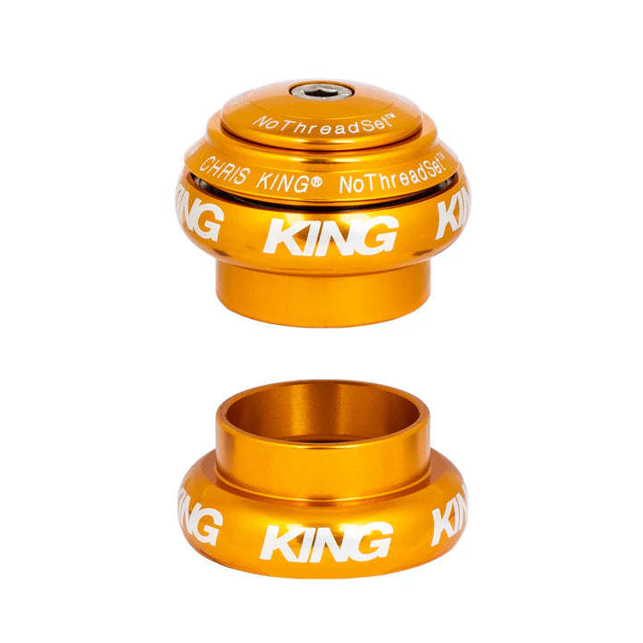 CHRIS KING NOTHREADSET 1"1/8 EC34 External Headset Gold