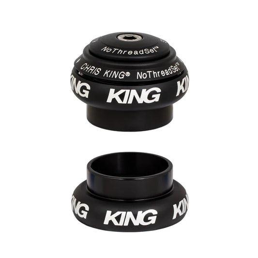 Zewnętrzny Zestaw Sterów CHRIS KING NOTHREADSET 1"1/8 EC34 Czarny Mat