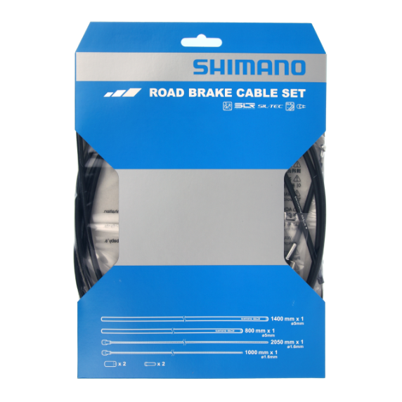 SHIMANO PTFE Black Brake Cable and Housing Kit