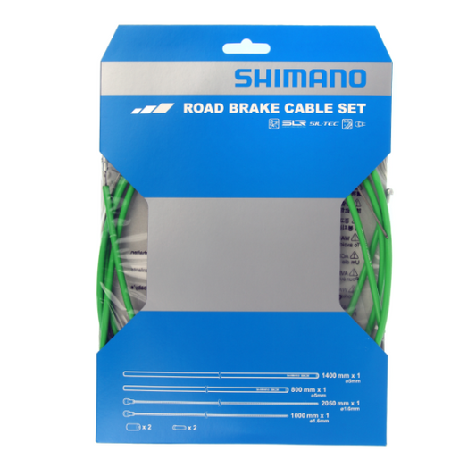 Κιτ Καλωδίων και Θηκών Φρένων SHIMANO PTFE Πράσινο
