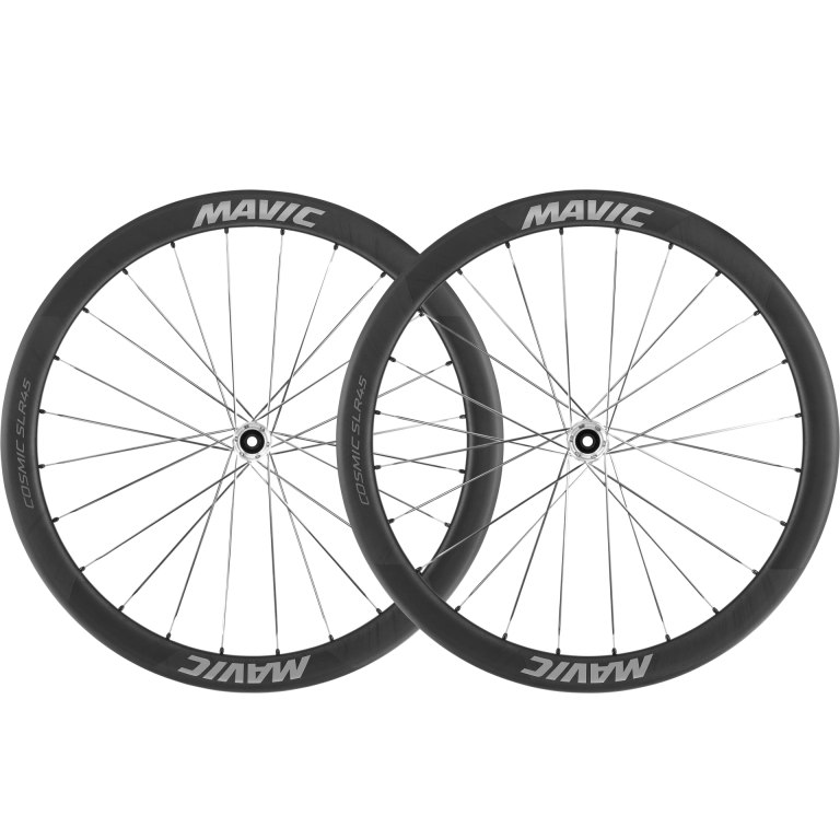 MAVIC COSMIC SLR 45 Tubeless Ready Wheelset (Center Lock) Black/Silver