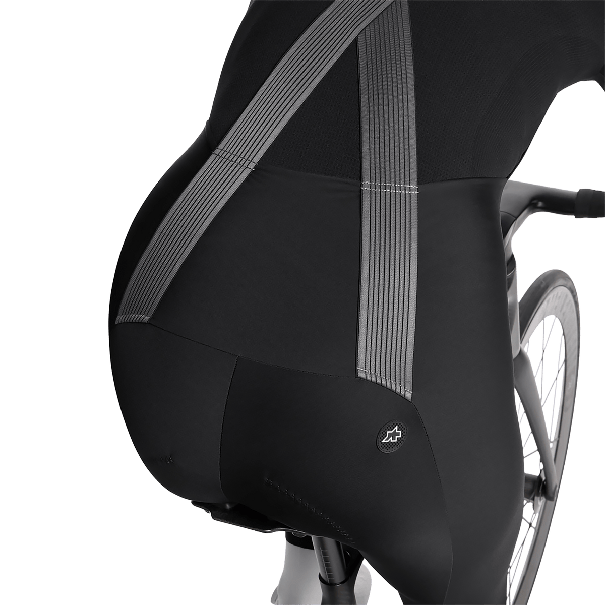 Långa Cykelbyxor med Hängslen ASSOS UMA GT HASHOOGI WINTER S11 Dam Svart