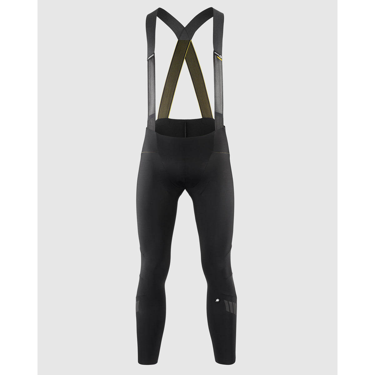 Langt cuissard med seler ASSOS EQUIPE RS SPRING FALL S11 Sort