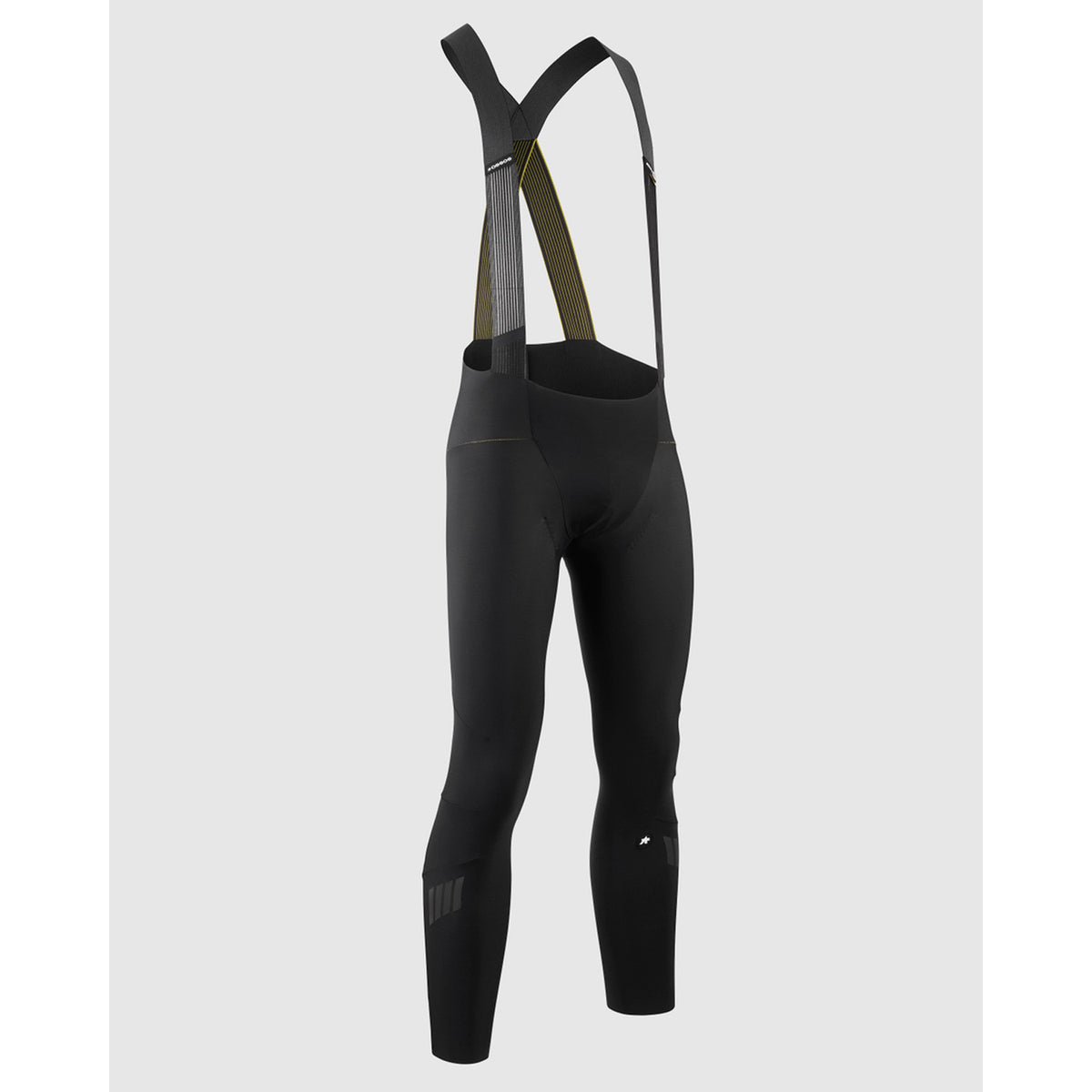 Langt cuissard med seler ASSOS EQUIPE RS SPRING FALL S11 Sort